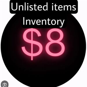 unlisted items you are purchasing